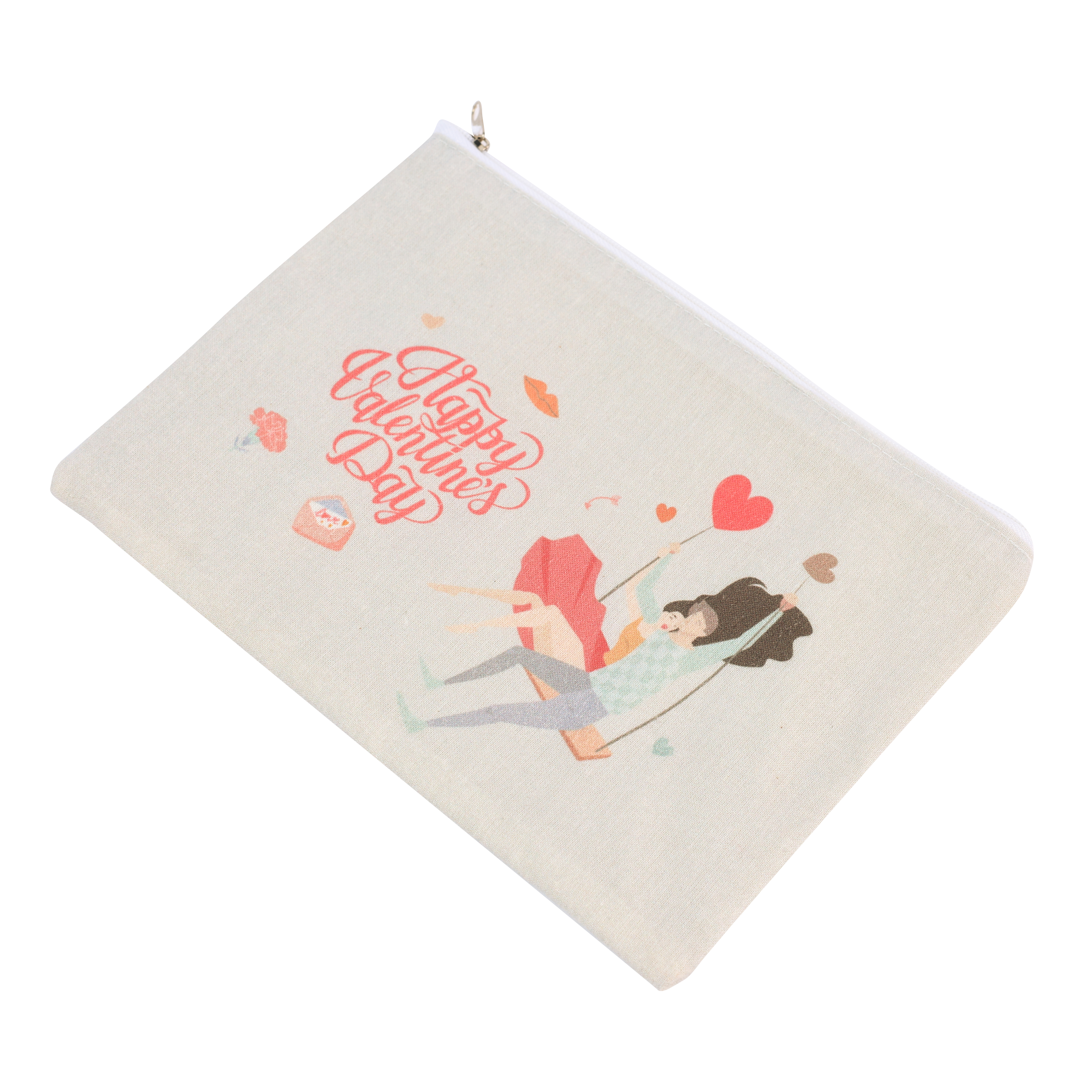 Valentine's Day Bicycle Swing Canvas Bag VALG0014